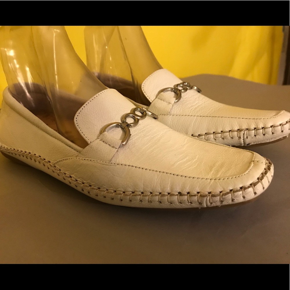 1960 1970 Hippy Vintage Leather Moccasin Loafers
